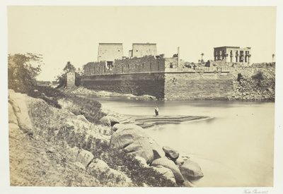 Philæn saaren eteläpää, 1857. tekijältä Francis Frith