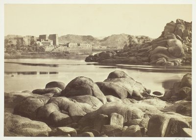 The Approach to Philae, c. 1857. tekijältä Francis Frith