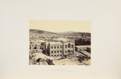 Uusi englantilainen kirkko, Jerusalem tekijältä Francis Frith