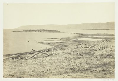 Kuolleenmeren pohjoisranta, 1857. tekijältä Francis Frith