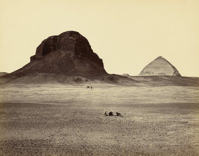 Dahshoorin pyramidit, idästä katsottuna tekijältä Francis Frith