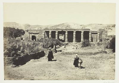 Goornehin temppeli, Thebes tekijältä Francis Frith