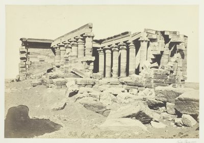 Maharakan temppeli, Nubia, 1857. tekijältä Francis Frith