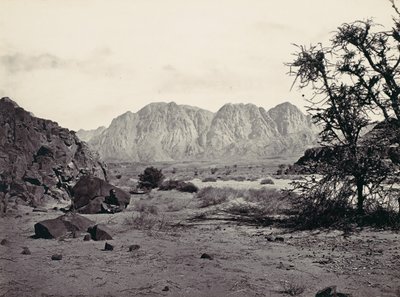 The Written Valley, Siinai, n. 1857. tekijältä Francis Frith