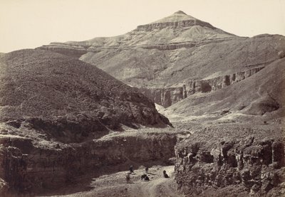 Kuninkaiden hautojen laakso, Thebes, 1857. tekijältä Francis Frith