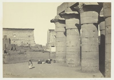 Näkymä Luxorissa, 1857. tekijältä Francis Frith