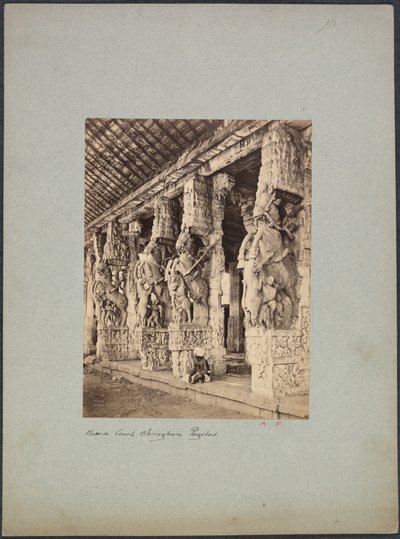 Trichinopoly Horse Court, 1850-1870. tekijältä Francis Frith and Co.