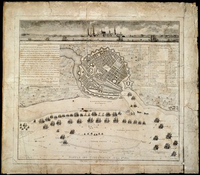 Kööpenhaminan taistelu, 2. huhtikuuta 1801 tekijältä Francis Gibson