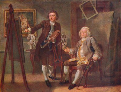 Robert Walpole, Orfordin ensimmäinen jaarli, K.G., Francis Haymanin studiossa, R.A., c1748-1750, 19 tekijältä Francis Hayman