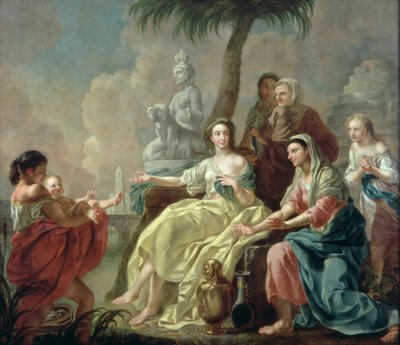 Mooses-lapsen löytö Bulrushesista, 1746 tekijältä Francis Hayman