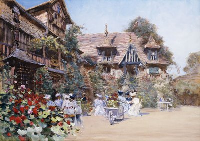 Lounas Inn-hotellissa, 1881 tekijältä Francis Hopkinson Smith