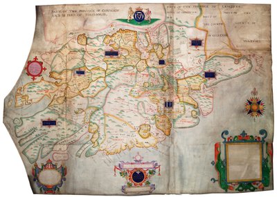 Munsterin provinssi, Irlanti, noin 1595 (pellava, pellava) tekijältä Francis Jobson