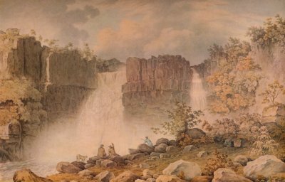 High Force, Teesdale, c1807 tekijältä Francis Nicholson