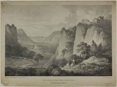 Tirolin linna, lähellä Merania tekijältä Francis Nicholson