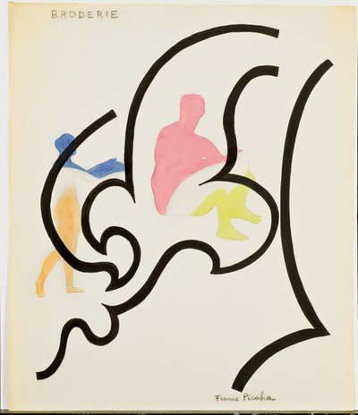 Kirjonta; Broderie tekijältä Francis Picabia