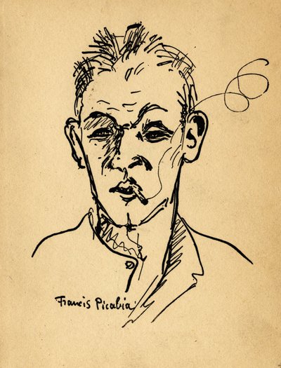 Blaise Cendrarsin muotokuva (Frederic Louis Sauser) tekijältä Francis Picabia