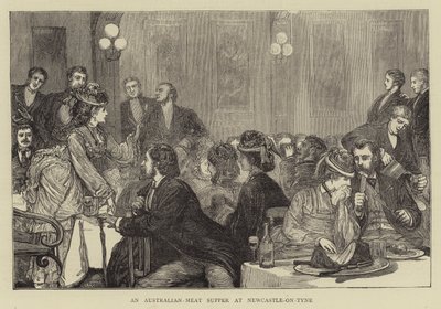 Australialainen liha-illallinen Newcastle-on-Tynessä tekijältä Francis S. Walker