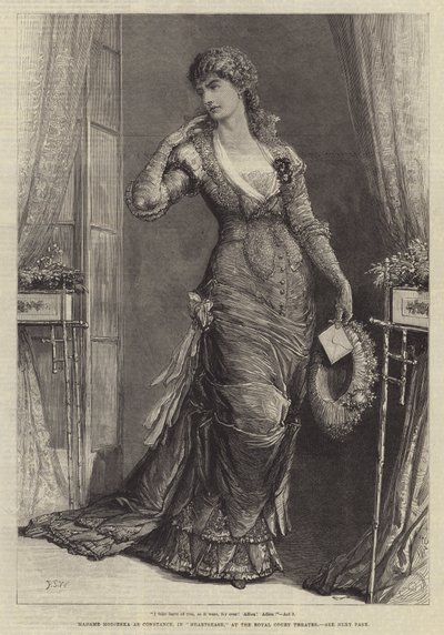 Madame Modjeska Constancena, Heartseasessa, Royal Court Theatressa tekijältä Francis S. Walker