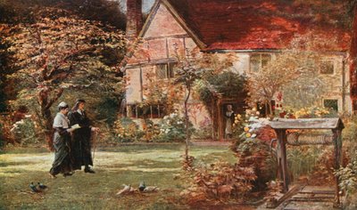 Miltonin mökki ja puutarha, Chalfont St Giles tekijältä Francis S. Walker