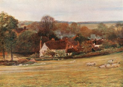 Miltonin mökki ja puutarha, Chalfont St Giles tekijältä Francis S. Walker