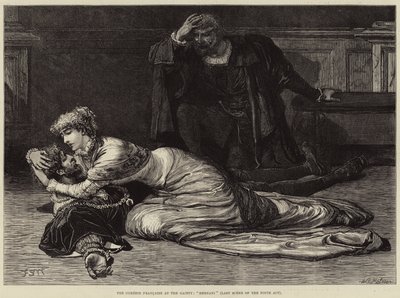 The Comedie Francaise at the Gaiety, Hernani, Viidennen näytöksen viimeinen kohtaus tekijältä Francis S. Walker