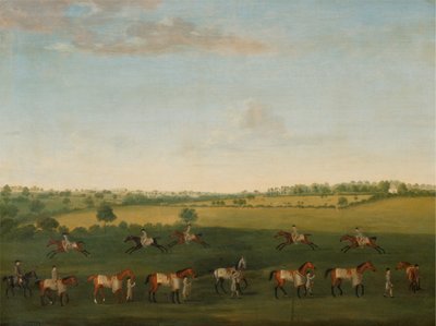 Sir Charles Warre Maletin kilpahevosten sarja harjoituksessa tekijältä Francis Sartorius