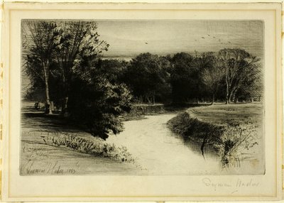 Auringonlasku Irlannissa tekijältä Francis Seymour Haden