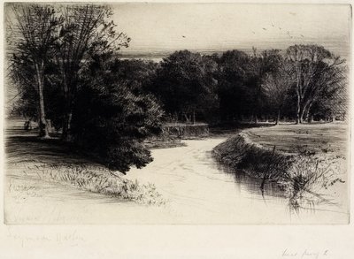 Auringonlasku Irlannissa, 1863 tekijältä Francis Seymour Haden