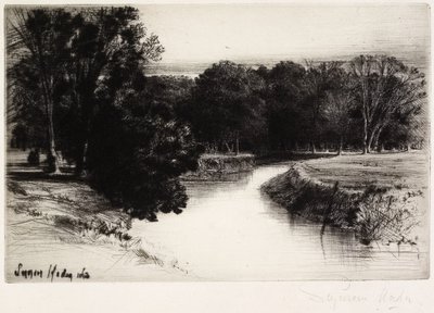 Auringonlasku Irlannissa, 1863 tekijältä Francis Seymour Haden