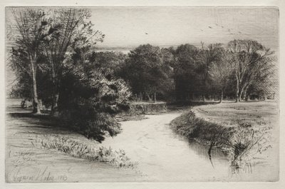 Auringonlasku Irlannissa, 1863. tekijältä Francis Seymour Haden