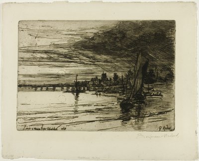 Battersean silta tekijältä Francis Seymour Haden