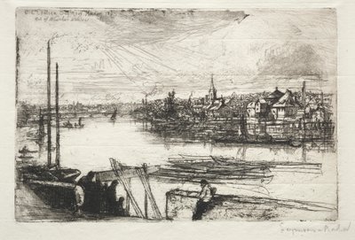 Battersea Reach tekijältä Francis Seymour Haden