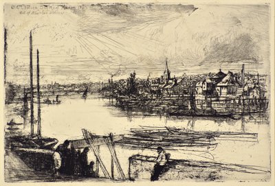 Battersea Reach tekijältä Francis Seymour Haden