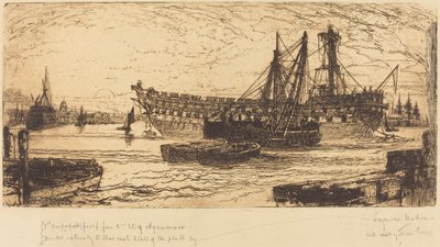 Agamemnonin hajoaminen tekijältä Francis Seymour Haden