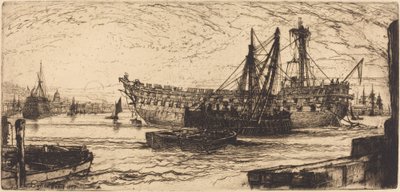 Agamemnonin hajoaminen tekijältä Francis Seymour Haden