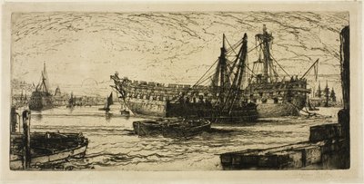 Agamemnonin hajoaminen, nro I tekijältä Francis Seymour Haden