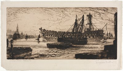 Agamemnonin hajoaminen tekijältä Francis Seymour Haden