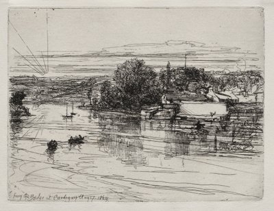Cardigan Bridge tekijältä Francis Seymour Haden