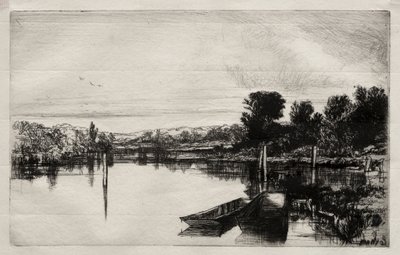 Egham, 1859. tekijältä Francis Seymour Haden