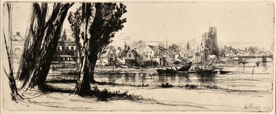 Fulham (etsaus) tekijältä Francis Seymour Haden