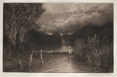 Harjuskalastus, 1897. tekijältä Francis Seymour Haden