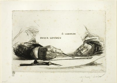 Hands Etching-O Works tekijältä Francis Seymour Haden