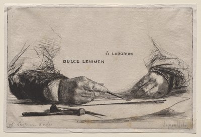 Käsien etsaus tekijältä Francis Seymour Haden