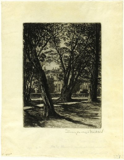 Kensington Gardens, No. I (pieni levy) tekijältä Francis Seymour Haden