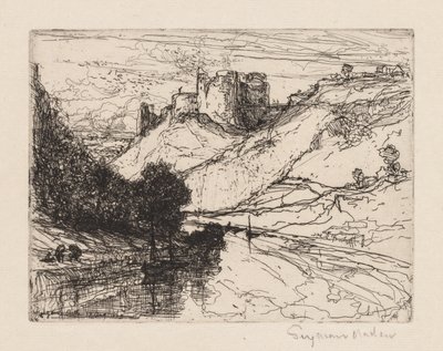 Kilgarenin linna, 1864. tekijältä Francis Seymour Haden