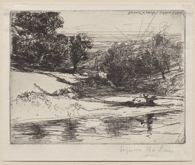 Newcastle Emlynissä tekijältä Francis Seymour Haden