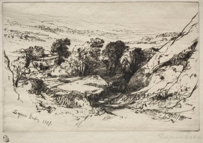 Yhdeksän Barrow Down tekijältä Francis Seymour Haden