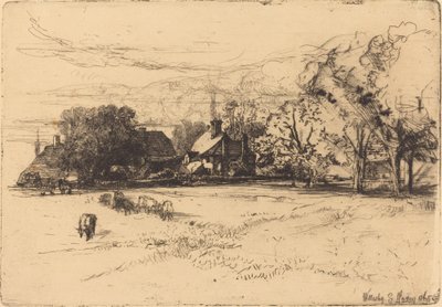 Old Willesley Housefinnish tekijältä Francis Seymour Haden