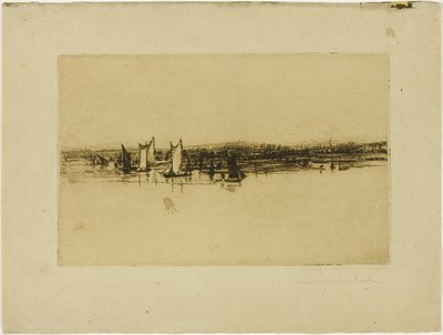 Vastapäätä The Inn, Purfleet tekijältä Francis Seymour Haden