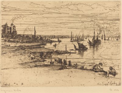 Davant de la posada, Purfleet Finnish tekijältä Francis Seymour Haden